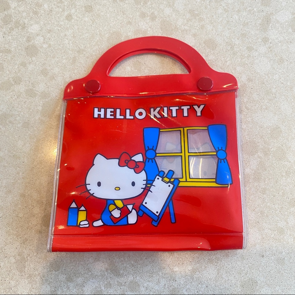 Vintage hello Kitty color pencil pouch